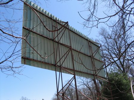 M-37 Drive-In Theatre - Screen Close-Up - Photo From Robert